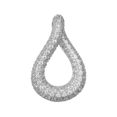 Zircon Silver Pendant (MONOSONO COLLECTION)