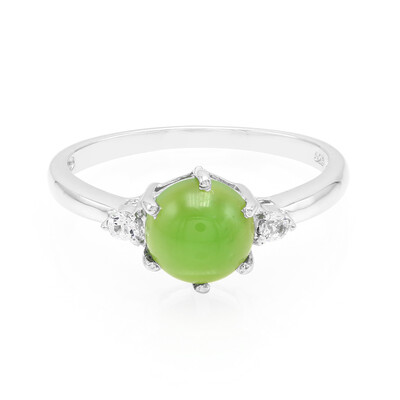 Imperial Chrysoprase Silver Ring