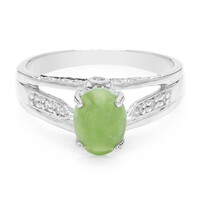 Imperial Chrysoprase Silver Ring