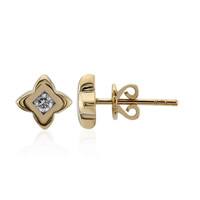 14K IF (D) Diamond Gold Earrings