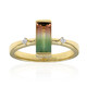 9K Bi Colour Tourmaline Gold Ring