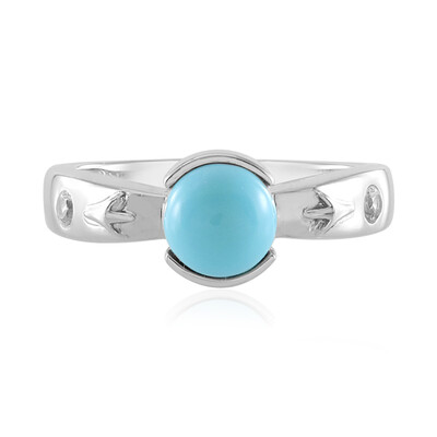 Sleeping Beauty Turquoise Silver Ring