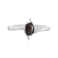 Black Star Sapphire Silver Ring