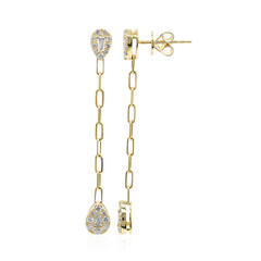 14K SI2 (H) Diamond Gold Earrings (CIRARI)