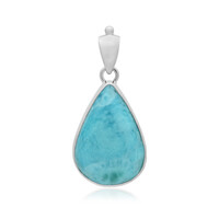 Larimar Silver Pendant