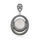 Rainbow Moonstone Silver Pendant (Annette classic)