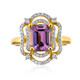 18K Pink Diaspore Gold Ring (AMAYANI)