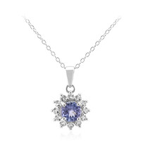 Tanzanite Silver Necklace