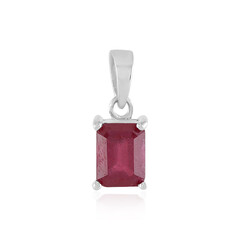 Bemainty Ruby Silver Pendant