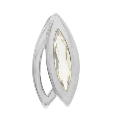 White Quartz Silver Pendant (MONOSONO COLLECTION)