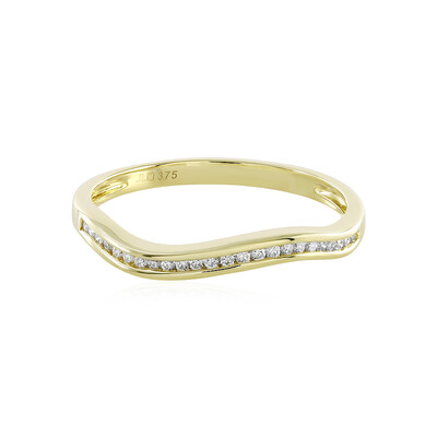 9K Flawless (F) Diamond Gold Ring (LUCENT DIAMONDS)