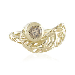 9K I2 Champagne Diamond Gold Ring (Ornaments by de Melo)