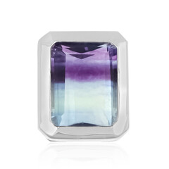 Bi Colour Fluorite Silver Pendant