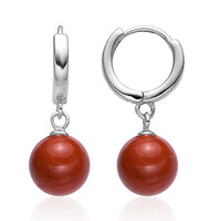 Red Jasper Silver Earrings