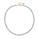 Fancy Zircon Silver Necklace