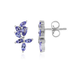 Tanzanite Silver Earrings