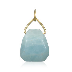 Brazilian Aquamarine Silver Pendant