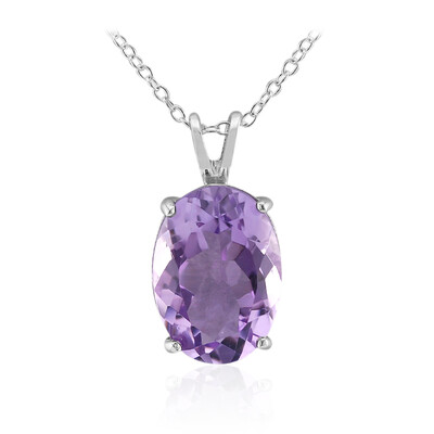 Amethyst Silver Necklace