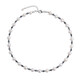 White Freshwater Pearl Silver Necklace