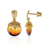 Baltic Amber Silver Earrings