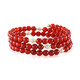 Red Onyx Steel Bangle (Riya)