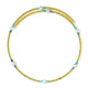 Turquoise Steel Choker (Riya)