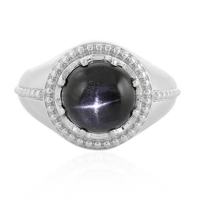 Indian star diopside Silver Ring