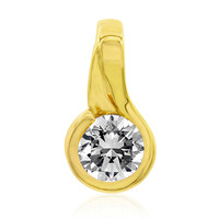 14K SI1 (G) Diamond Gold Pendant