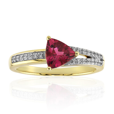 9K Nigerian Rubellite Gold Ring (Mark Kaufman)