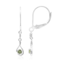 Madagascan Demantoid Silver Earrings (John Ferry)