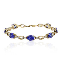 14K AAA Tanzanite Gold Bracelet (CIRARI)