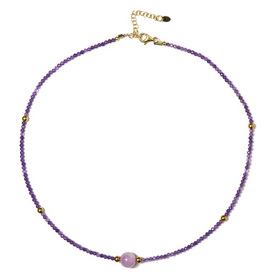 Kunzite Silver Necklace