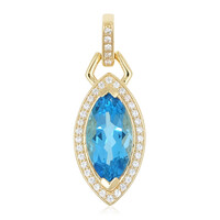 Marambaia Topaz Silver Pendant