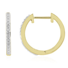 9K I4 (J) Diamond Gold Earrings