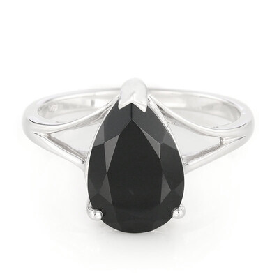 Black Onyx Silver Ring