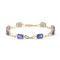 14K AAA Tanzanite Gold Bracelet (CIRARI)