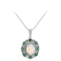 Welo Opal Silver Necklace