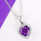 Moroccan Amethyst Silver Necklace