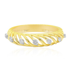 9K SI1 (G) Diamond Gold Ring