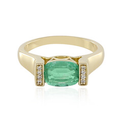 9K Russian Emerald Gold Ring (Adela Gold)