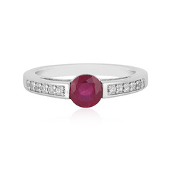 Madagascar Ruby Silver Ring