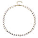 White Freshwater Pearl Silver Necklace