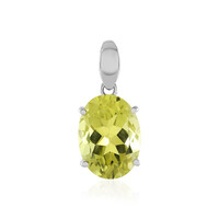 Ouro Verde Quartz Silver Pendant