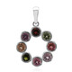 Fancy Tourmaline Silver Pendant (Pallanova)