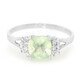 Prehnite Silver Ring