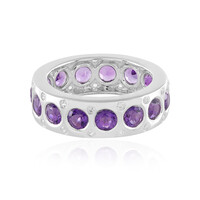 Siberian Amethyst Silver Ring (de Melo)