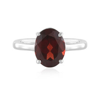 Mozambique Garnet Silver Ring