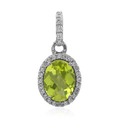 Peridot Silver Pendant