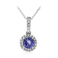 10K AAA Tanzanite Gold Necklace