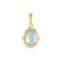 Ofiki Aquamarine Silver Pendant